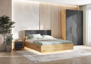 Модульная спальня Ирис (Миф) Графит